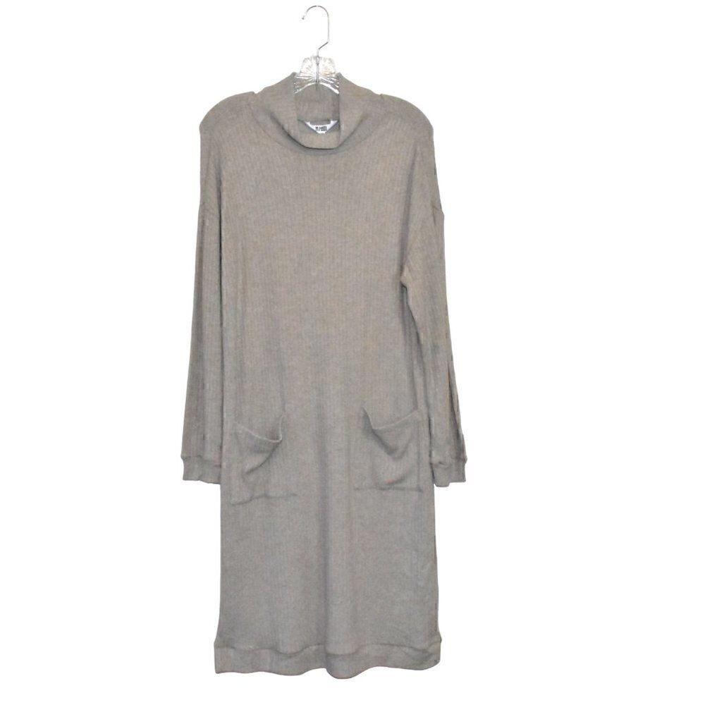 BB Dakota Steve Madden Melt Mountain Mock Neck Long Sleeve Sweater Dress Size M